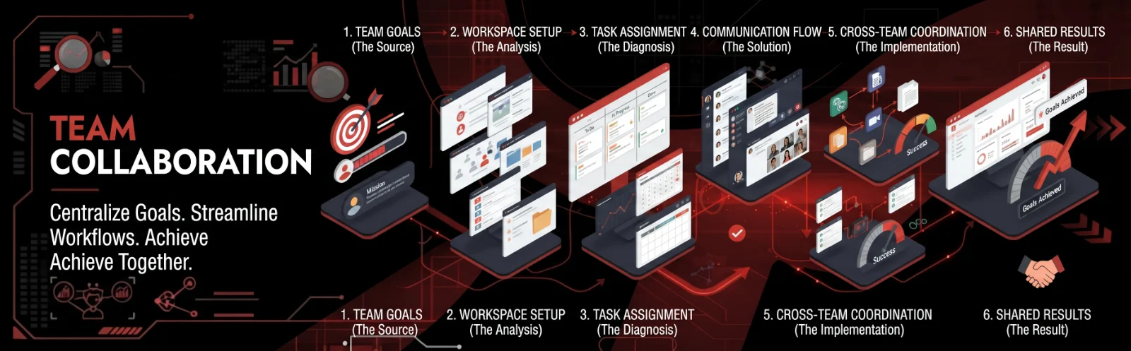 Team collaboration business teamwork support a1 infinity nexus